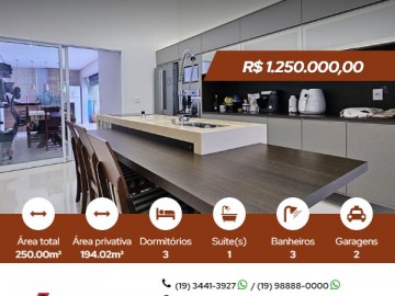 Casa em Condomnio - Venda - Parque Residencial Roland - Limeira - SP